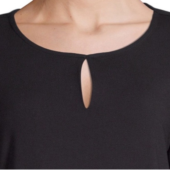 NWT Liz Claiborne 3/4 Sleeve Keyhole Tunic Top - Picture 3 of 4